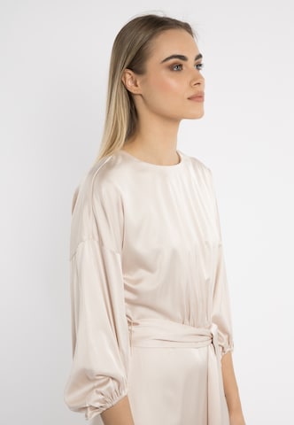 DreiMaster Klassik Kleid in Beige