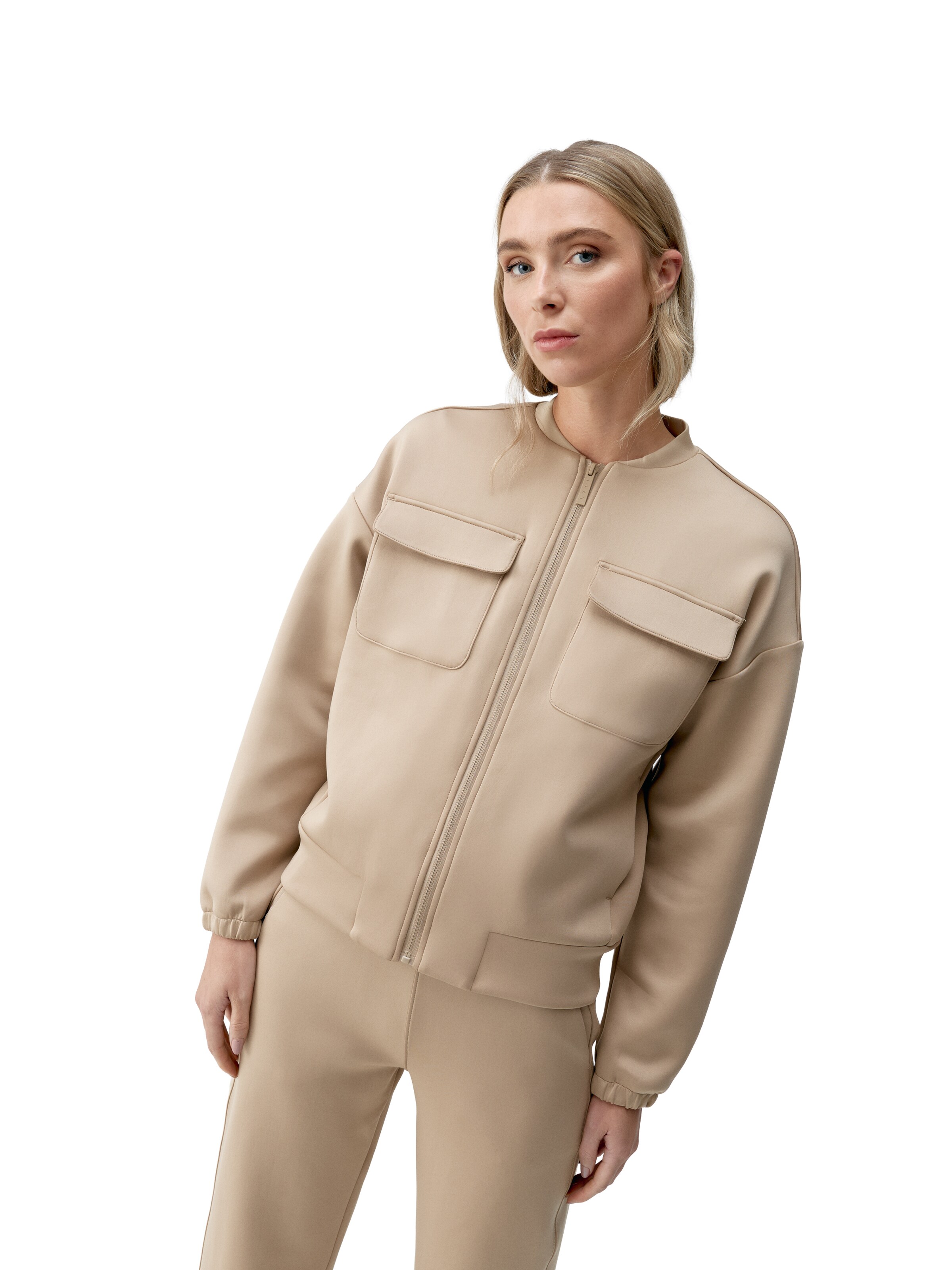 Veste mi-saison 'Graft' Born Living Yoga en beige