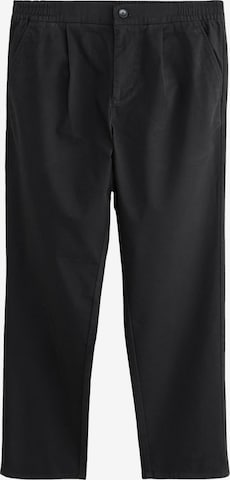 Effilé Pantalon chino Next en noir : devant