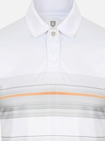 Cocain Underwear Regular fit Athletic Button Up Shirt 'Poloshirt' in White