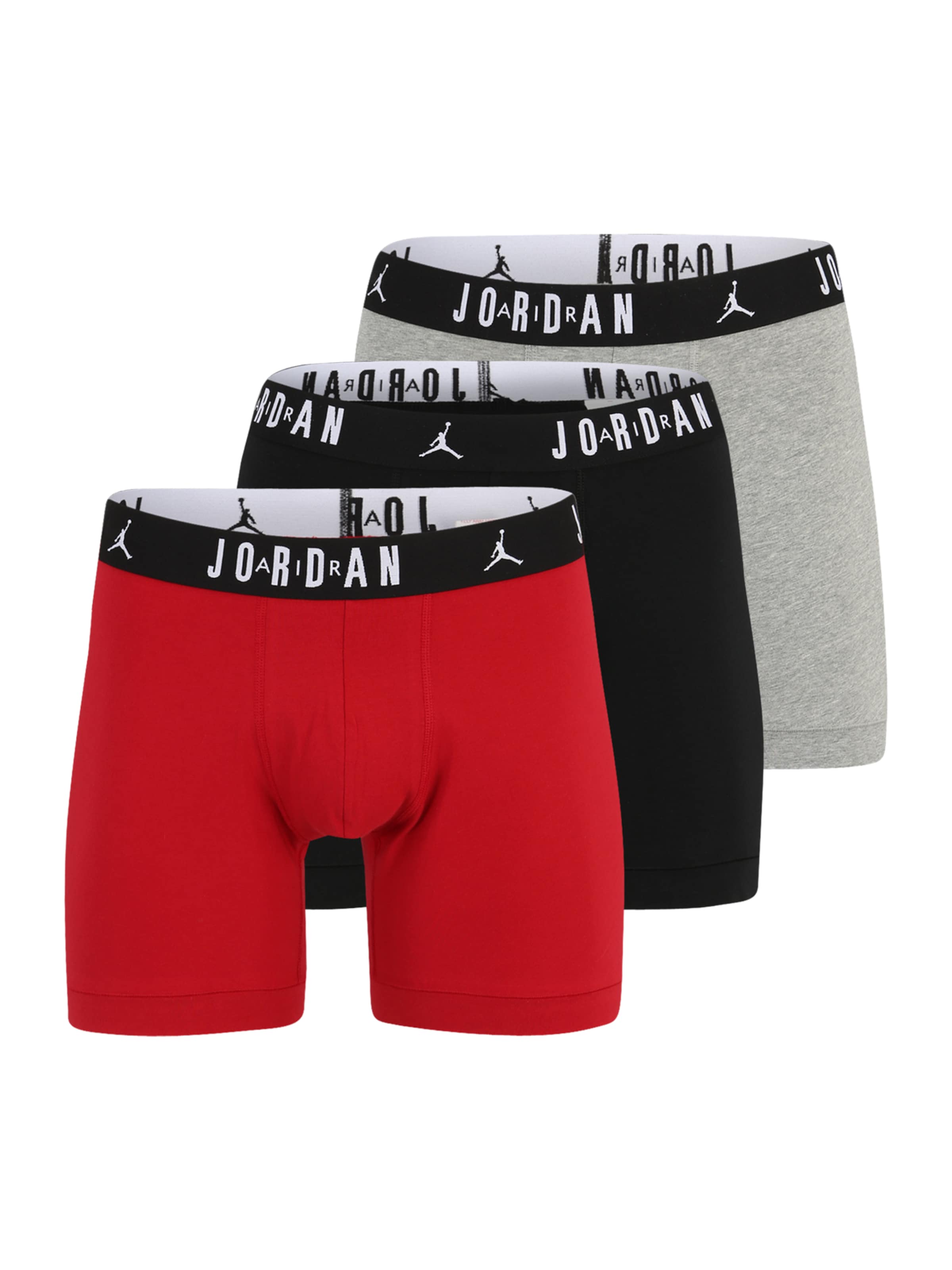 Jordan Boksarice 'FLIGHT Cotton Core Boxer Briefs' | siva barva: sprednja stran