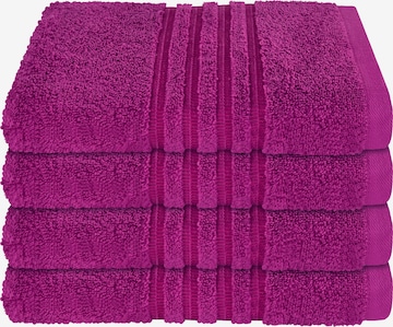 SCHIESSER Towel 'Milano' in Red: front