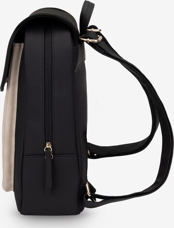 Kapten & Son Rucksack 'Tromso Small Cream Black' in Schwarz