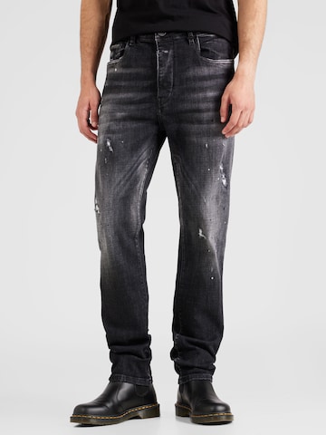 Slimfit Jeans 'Zaven' di Elias Rumelis in nero: frontale