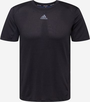 ADIDAS PERFORMANCE Performance Shirt 'HIIT' in Black: front
