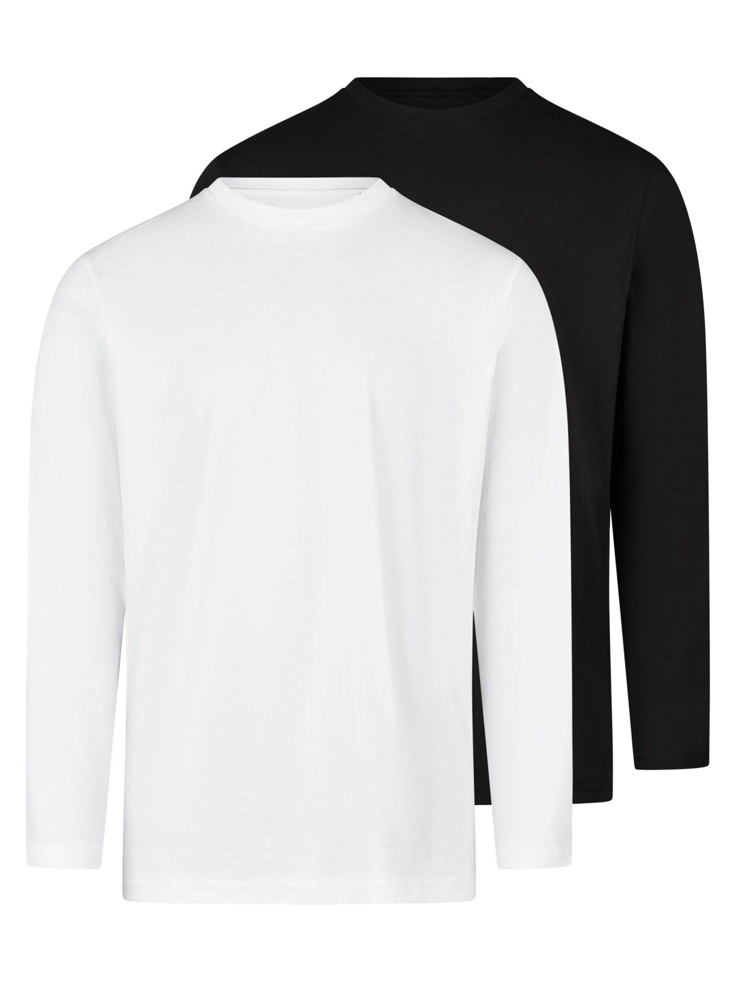 Ragman Shirt 'Basic' in Black: front