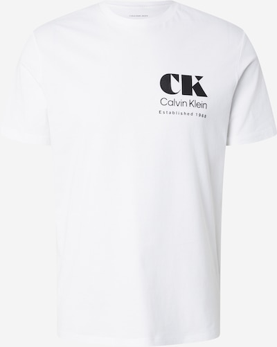 XXS dydžio Marškinėliai 'Logo Graphic' iš Calvin Klein Jeans, spalva – juoda / balta, Prekių apžvalga