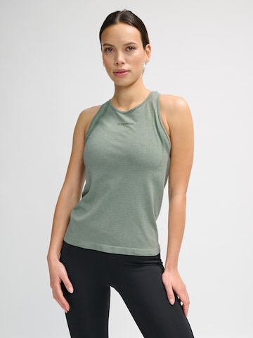 Hummel Sports Top in Green: front