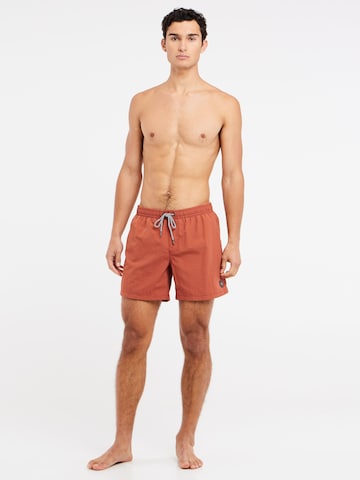 PROTEST Badeshorts 'FASTER' in Rot