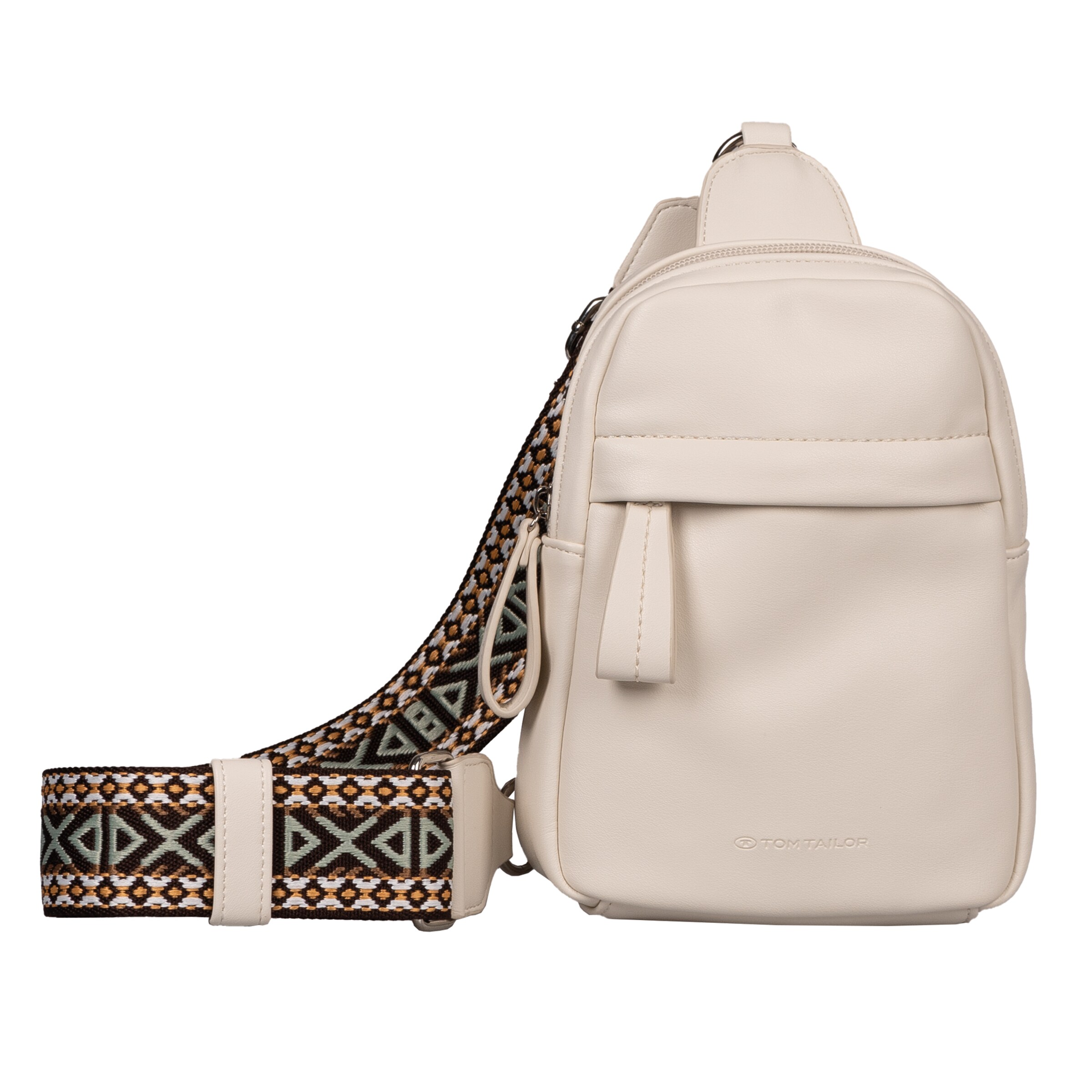 TOM TAILOR Backpack 'Palina' in Beige: front