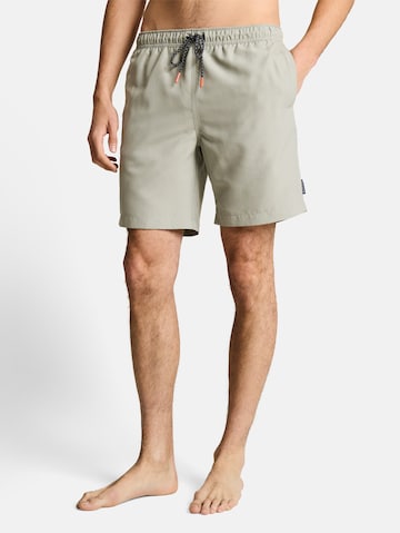 TOM TAILOR Badeshorts in Grün