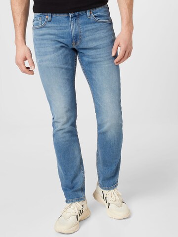 Slimfit Jeans 'Rick' di QS in blu: frontale