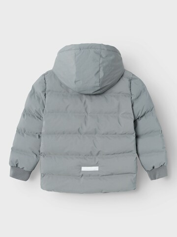 NAME IT Winter Jacket 'NKMMUSCLE' in Grey