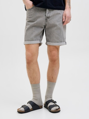 JACK & JONES Regular Jeans 'JJIRick JJOriginal' in Grey: front