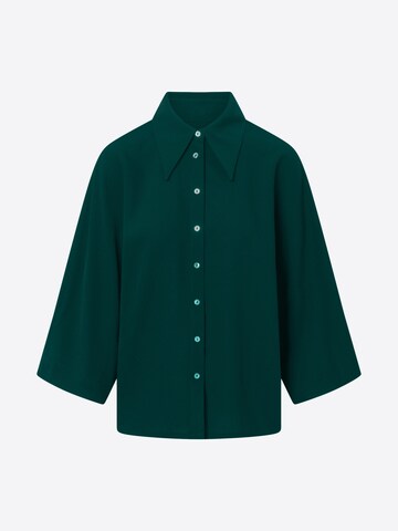 Camicia da donna 'Air' di Jascha Stockholm in verde: frontale