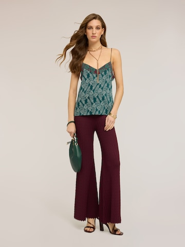 évasé Pantalon MOTIVI en rouge