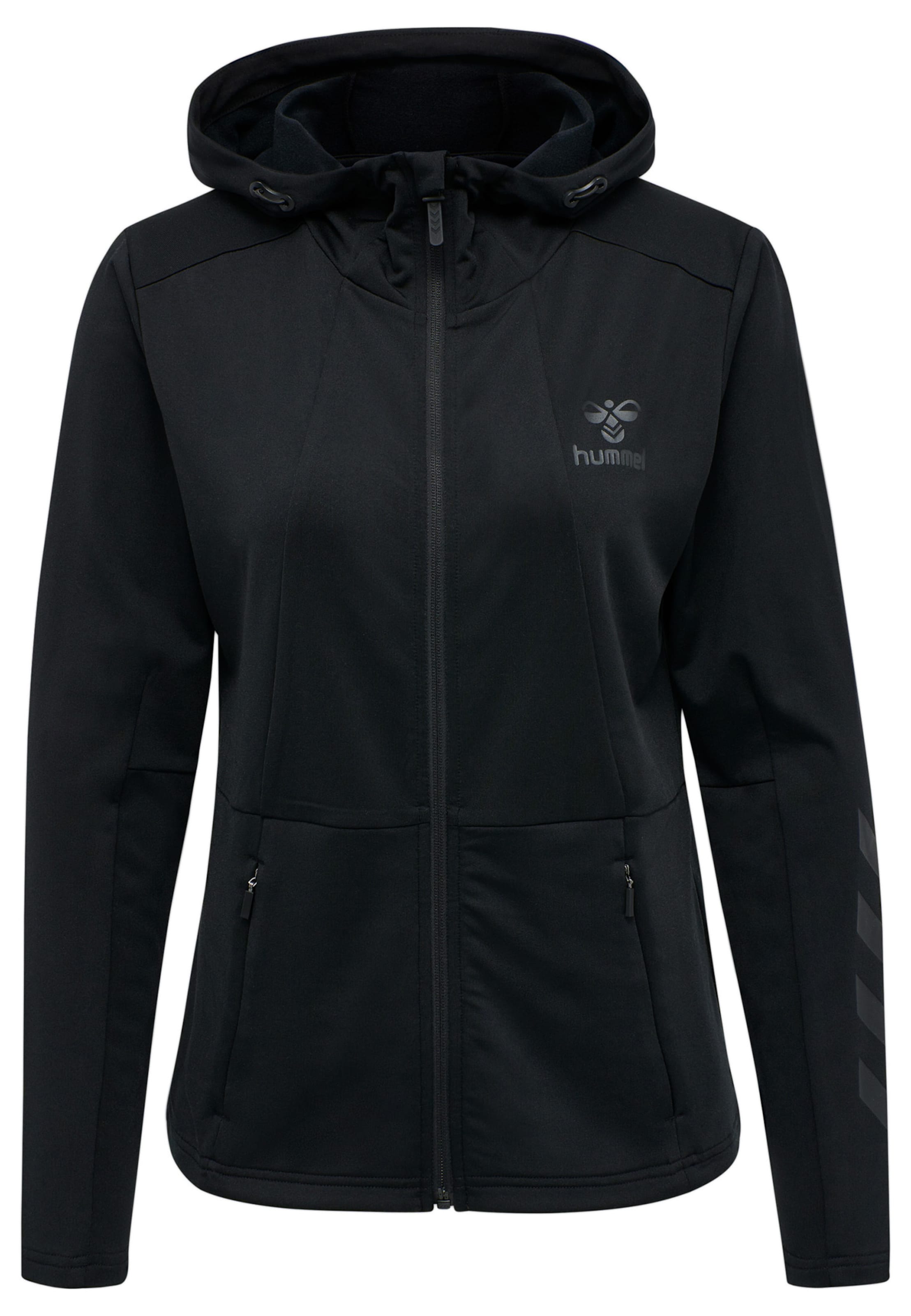 Giacca di felpa sportiva 'Selby' di Hummel in nero: frontale