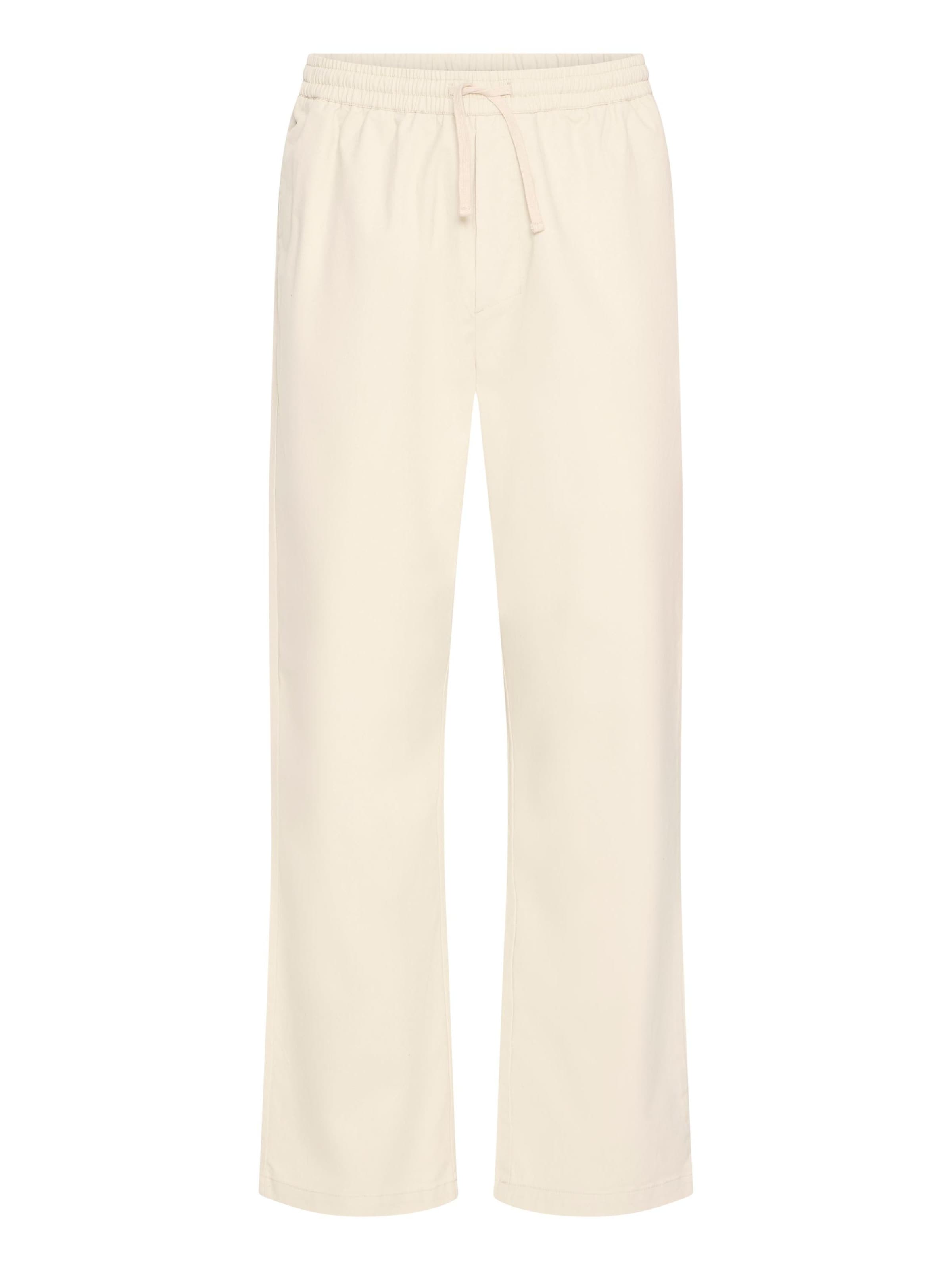 !Solid Regular Chino ' SDALANN ELAST. ' in Beige: voorkant