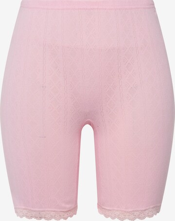 Ulla Popken Skinny Shaping Pants in Pink: front