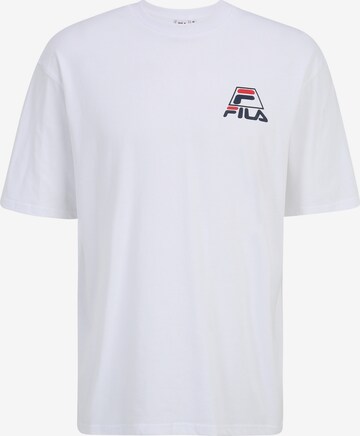 FILA - Camisa 'LIBEREC' em branco: frente