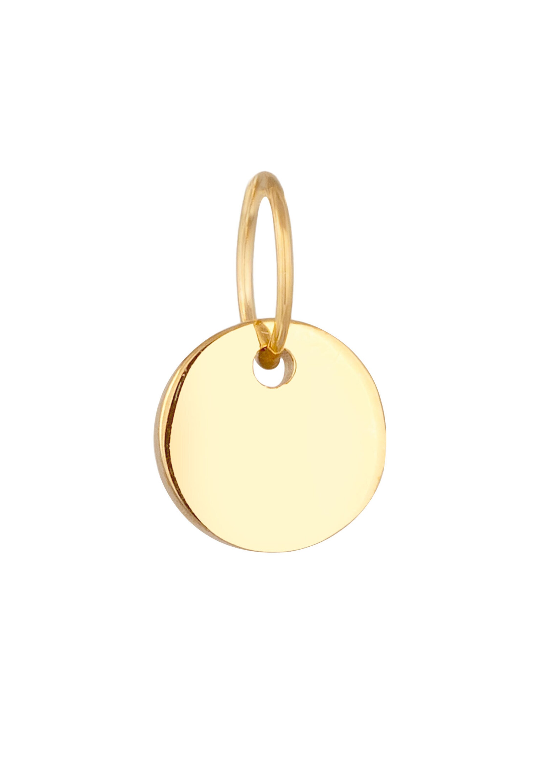 ELLI PREMIUM Anhänger in Gold: Vorderseite