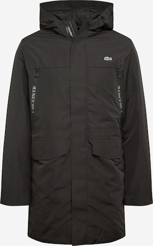 Coupe regular Veste d’hiver LACOSTE en noir : devant