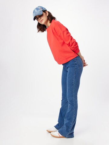 PIECES Sweatshirt 'CHILLI' in Red