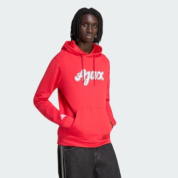 ADIDAS PERFORMANCE Sports sweatshirt 'Ajax Amsterdam US' in Red: front