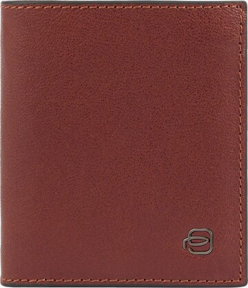 Piquadro Wallet 'Black Square' in Brown: front