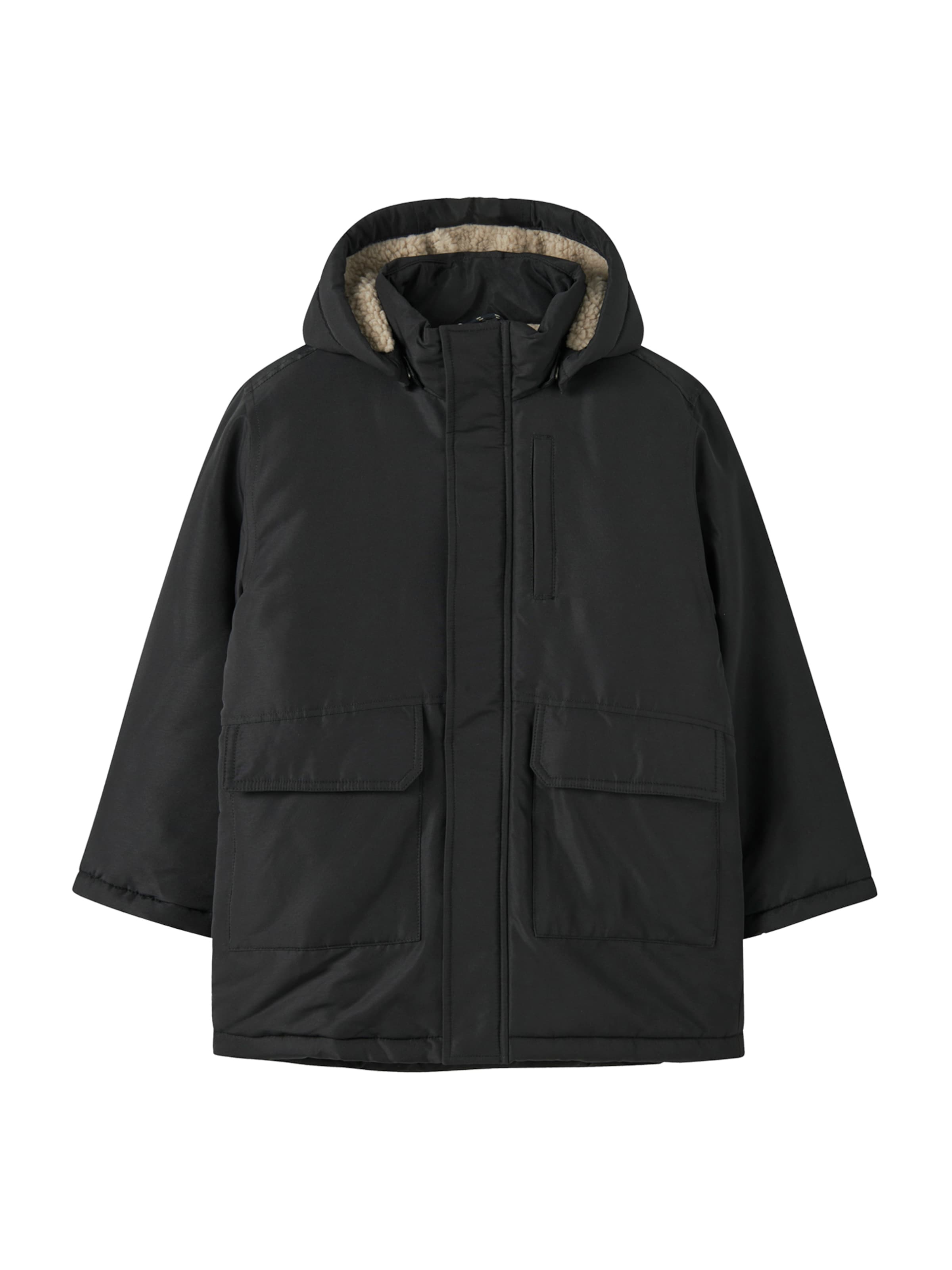 NAME IT Vinterjacka 'NKMMARLOW' i svart: framsida