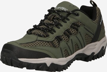 Scarpa bassa 'Jaguar' di HI-TEC in verde: frontale