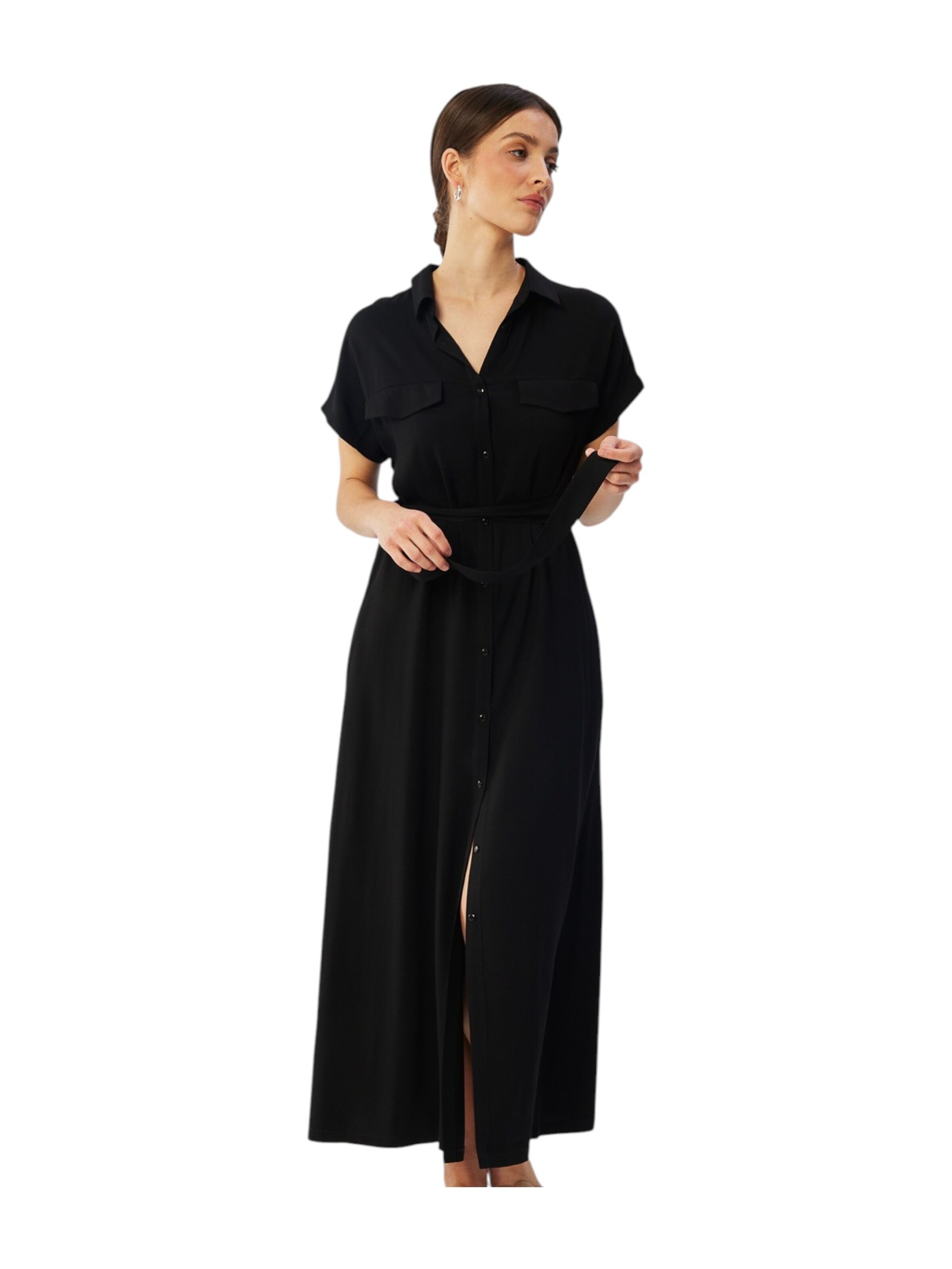 Stylove Kleid 'Dress 193422'‌‌‌‌ in Schwarz: Vorderseite