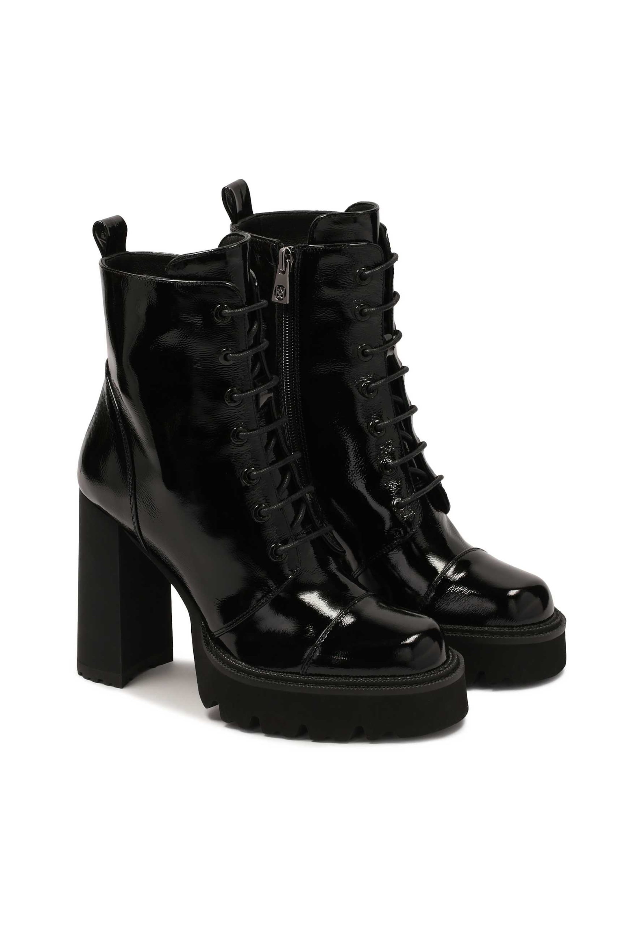 Stivaletto stringato di Kazar in nero