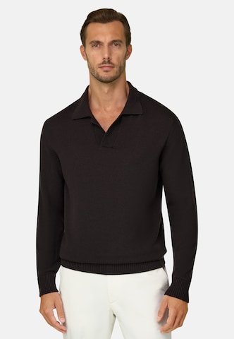 Boggi Milano Shirt in Bruin: voorkant