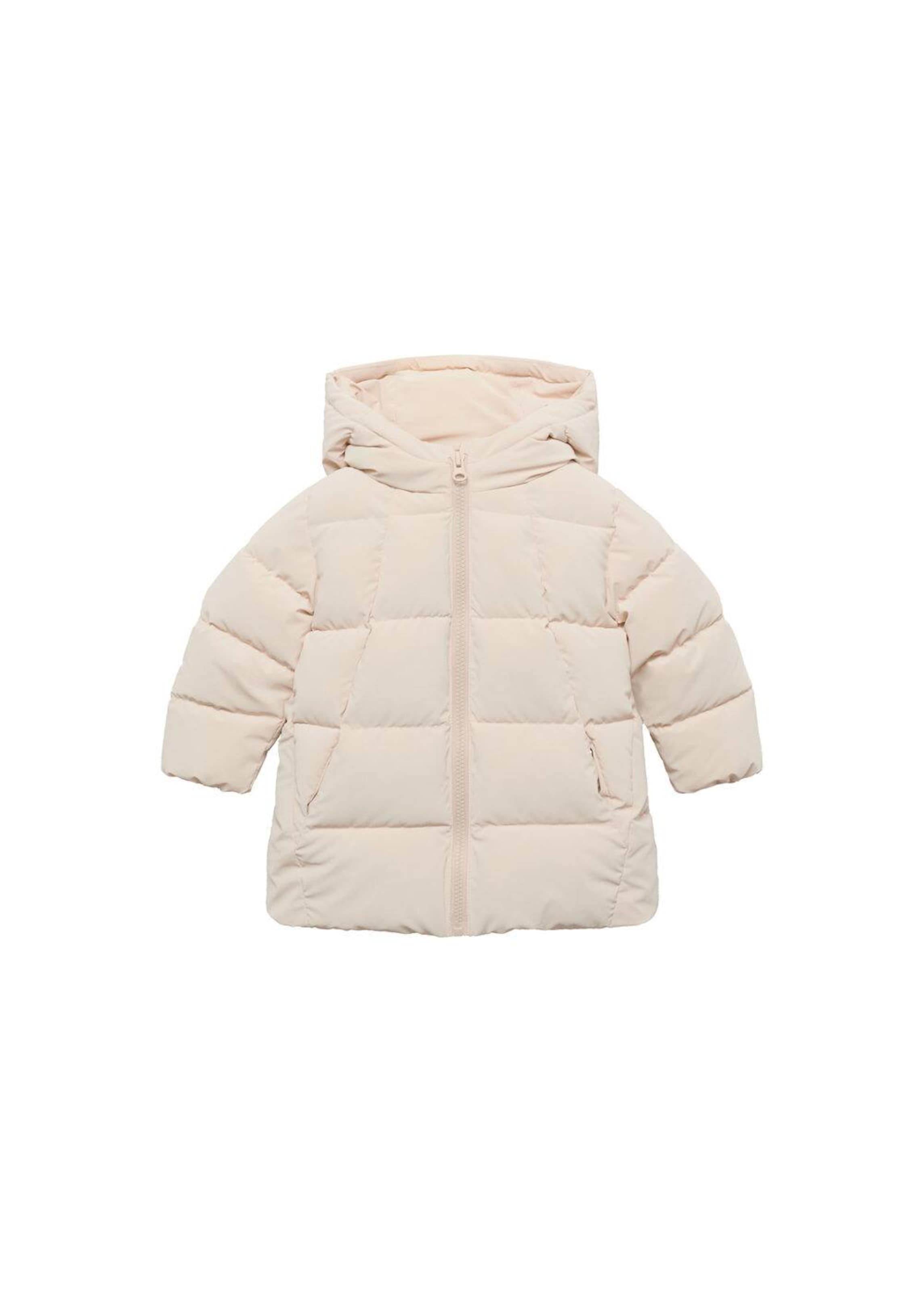 MANGO KIDS Winter Jacket 'Julie' in Beige: front