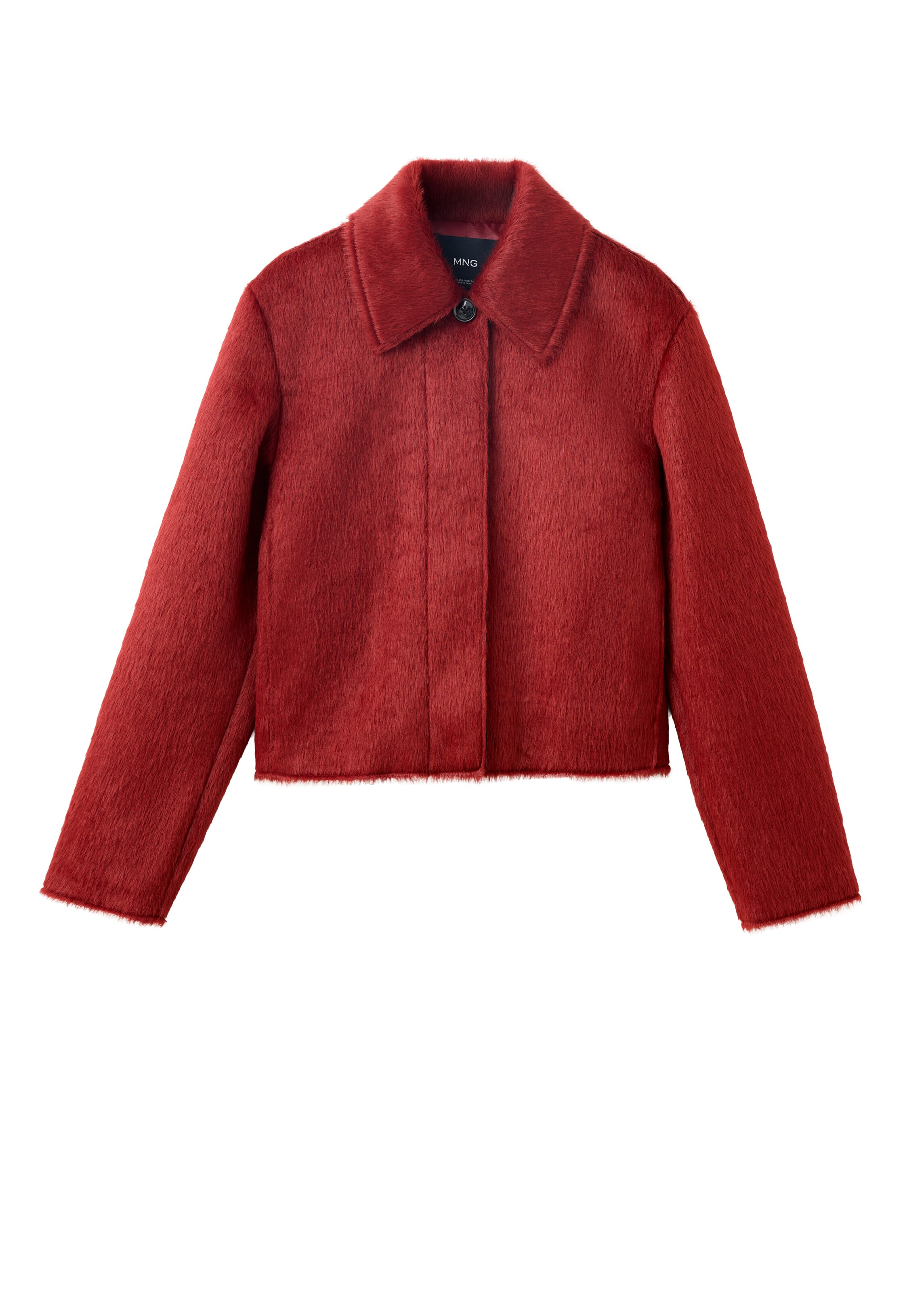 MANGO Between-season jacket 'REDZEBRA' in Red: front