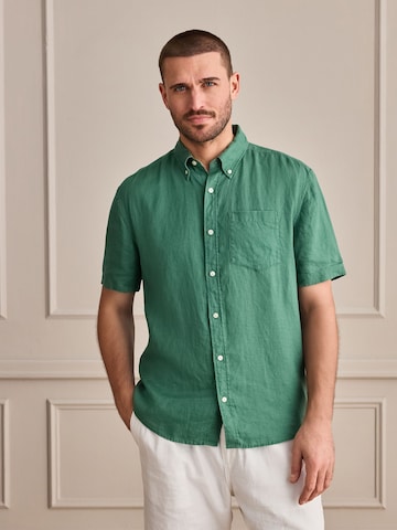 Regular fit Camicia di Next in verde: frontale