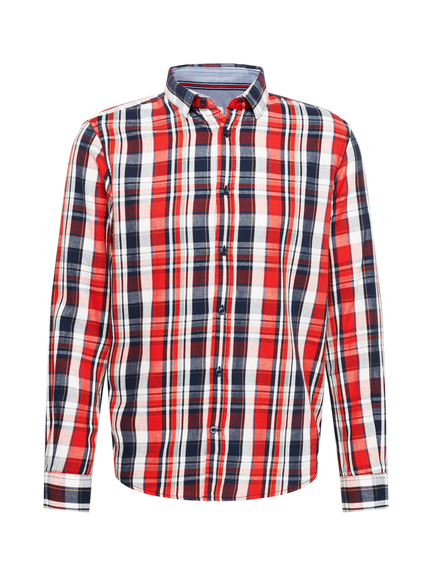 HRF19 Plus size TOM TAILOR Koszula w kolorze Czerwony, Niebieskim 