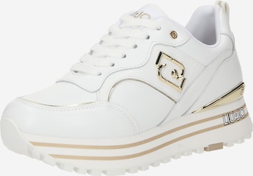 Sneaker low 'MAXI WONDER 73' de la Liu Jo pe alb: față