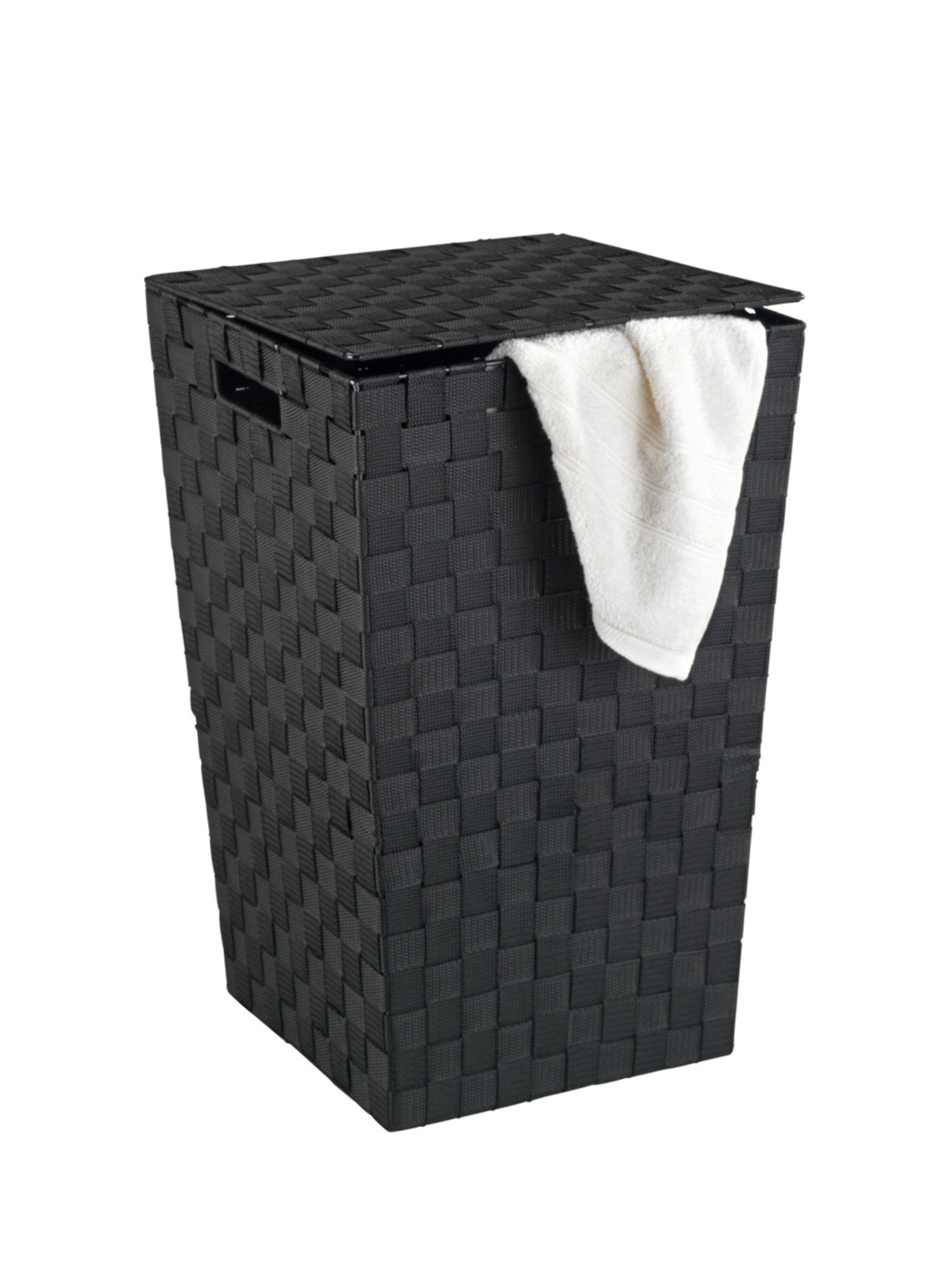 Wenko Wäschekorb 'Adria' in Schwarz