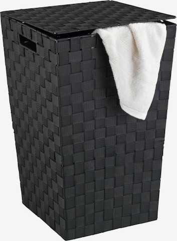 Wenko Laundry Basket 'Adria' in Black