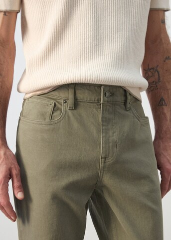 MANGO MAN Tapered Jeans 'Benc' in Green