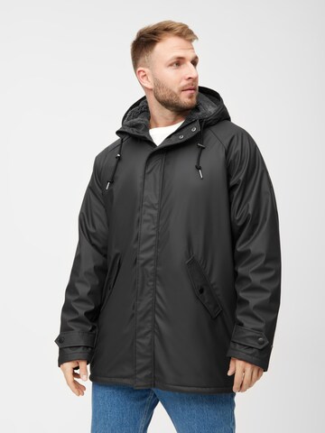 Derbe Winter Jacket 'Trekholm' in Black: front