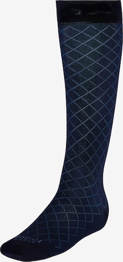 Boggi Milano Chaussettes en bleu marine / noir, Vue avec produit