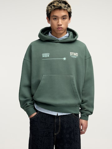 Sweat-shirt Pull&Bear en vert