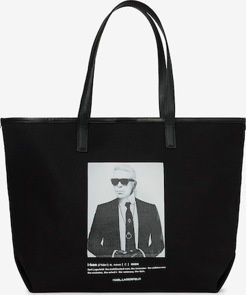 Karl LagerfeldShopper torba - crna boja: prednji dio