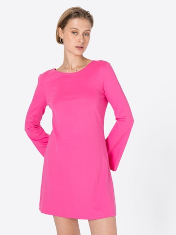 NU-IN - Vestido em rosa: frente