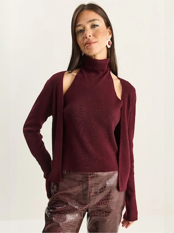 Bianco Lucci - Blusa 'Blusen' em vermelho: frente