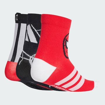 Chaussettes 'Adidas x Marvel Spider-Man' ADIDAS SPORTSWEAR en rouge