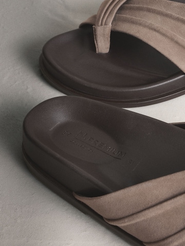 Next T-bar sandals 'N. Premium' in Grey